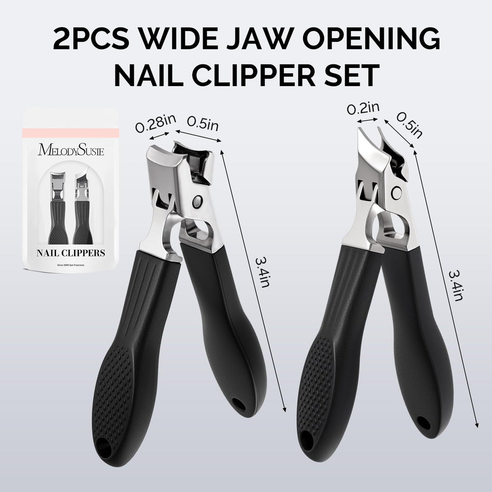 MelodySusie acier inox noir – lames durables pour coupes nettes