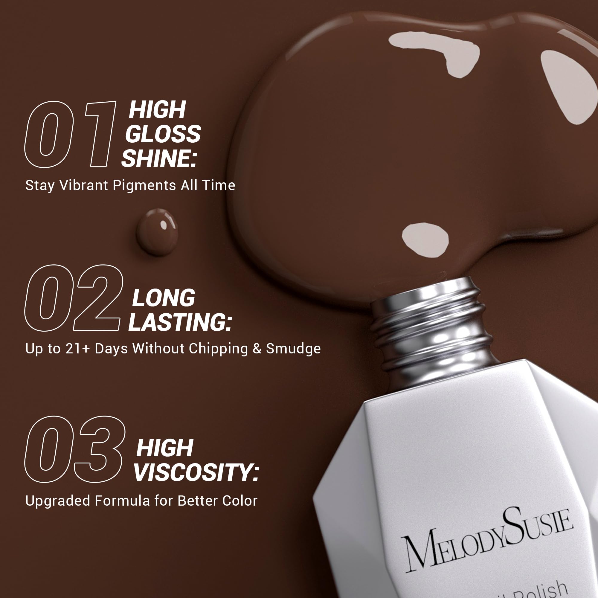 MelodySusie applicateur-brosse — détail de la brosse assurant un lissage sans traces.
