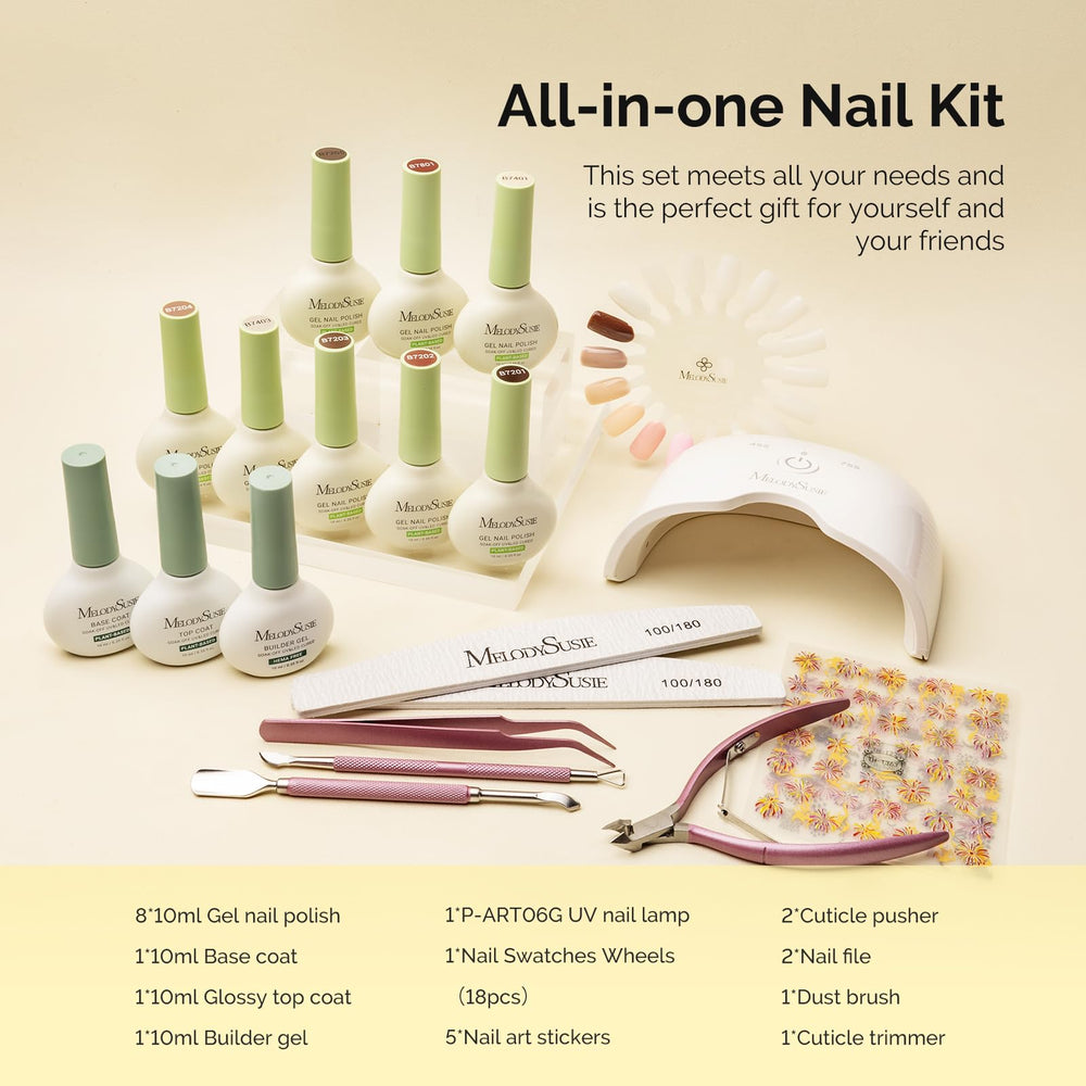 Autocollants d’art MelodySusie pour ongles 5 pièces, design rapide et élégant