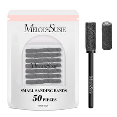 MelodySusie bandes abrasives petites sur mandrin 3,1 mm pour préparation précise des ongles