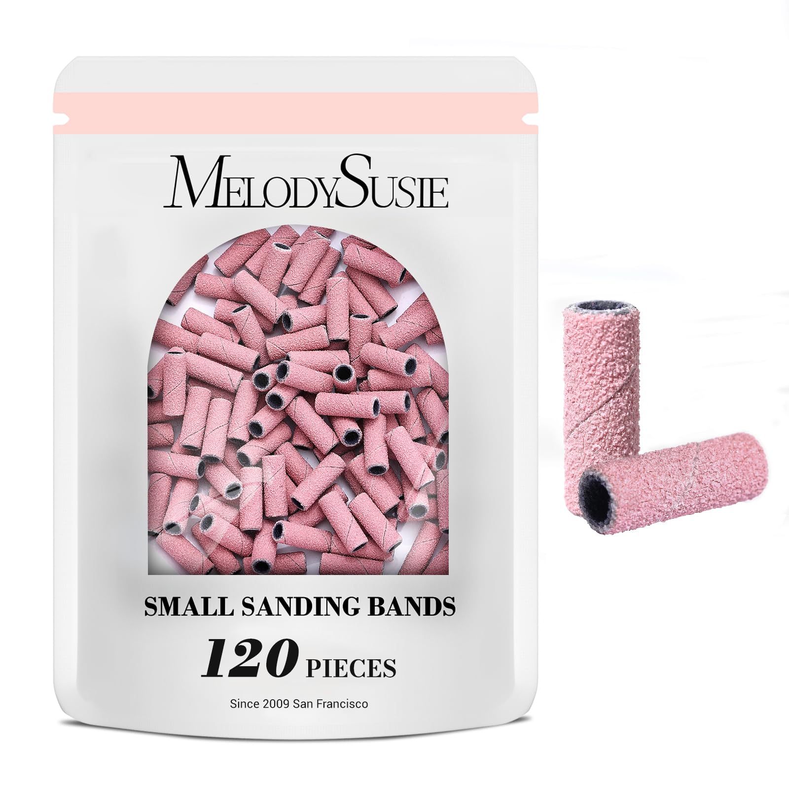 MelodySusie bandes ponçage petites 3-1mm: précision sur les ongles