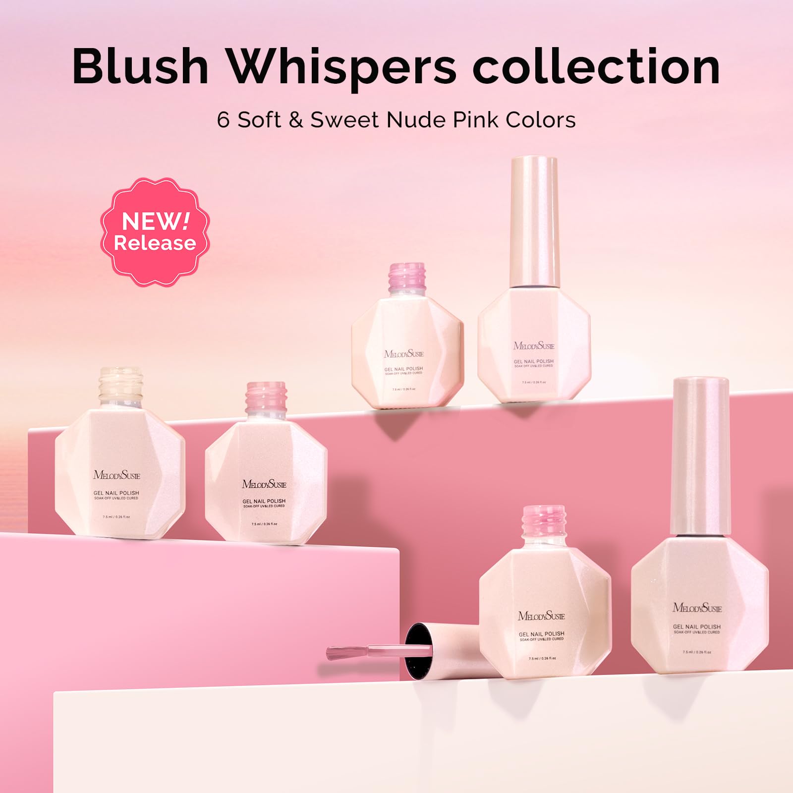 Base et top coat séparés MelodySusie pour finition parfaite.