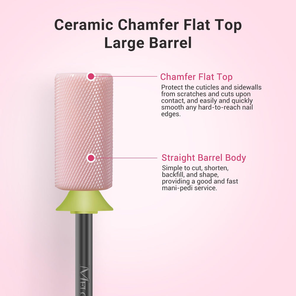 MelodySusie bit ceramique rotation bi-directionnelle rose pratique pour deux mains