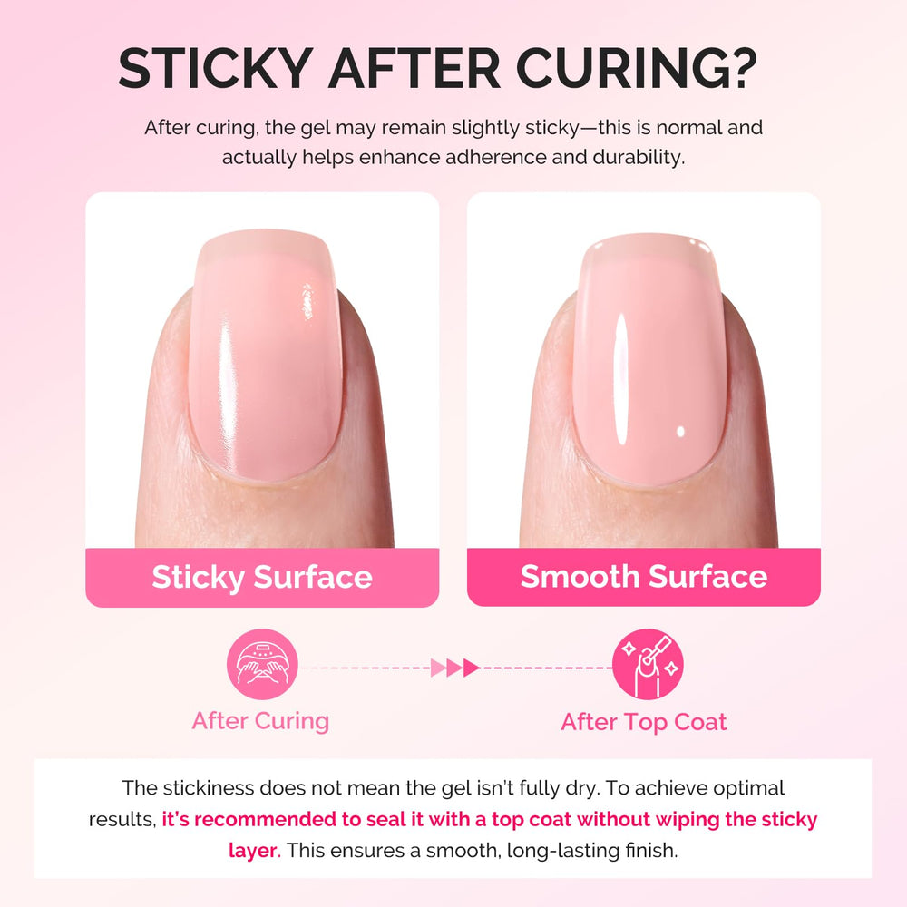 MelodySusie gel allows attaching tips or gems for decorative nails.
