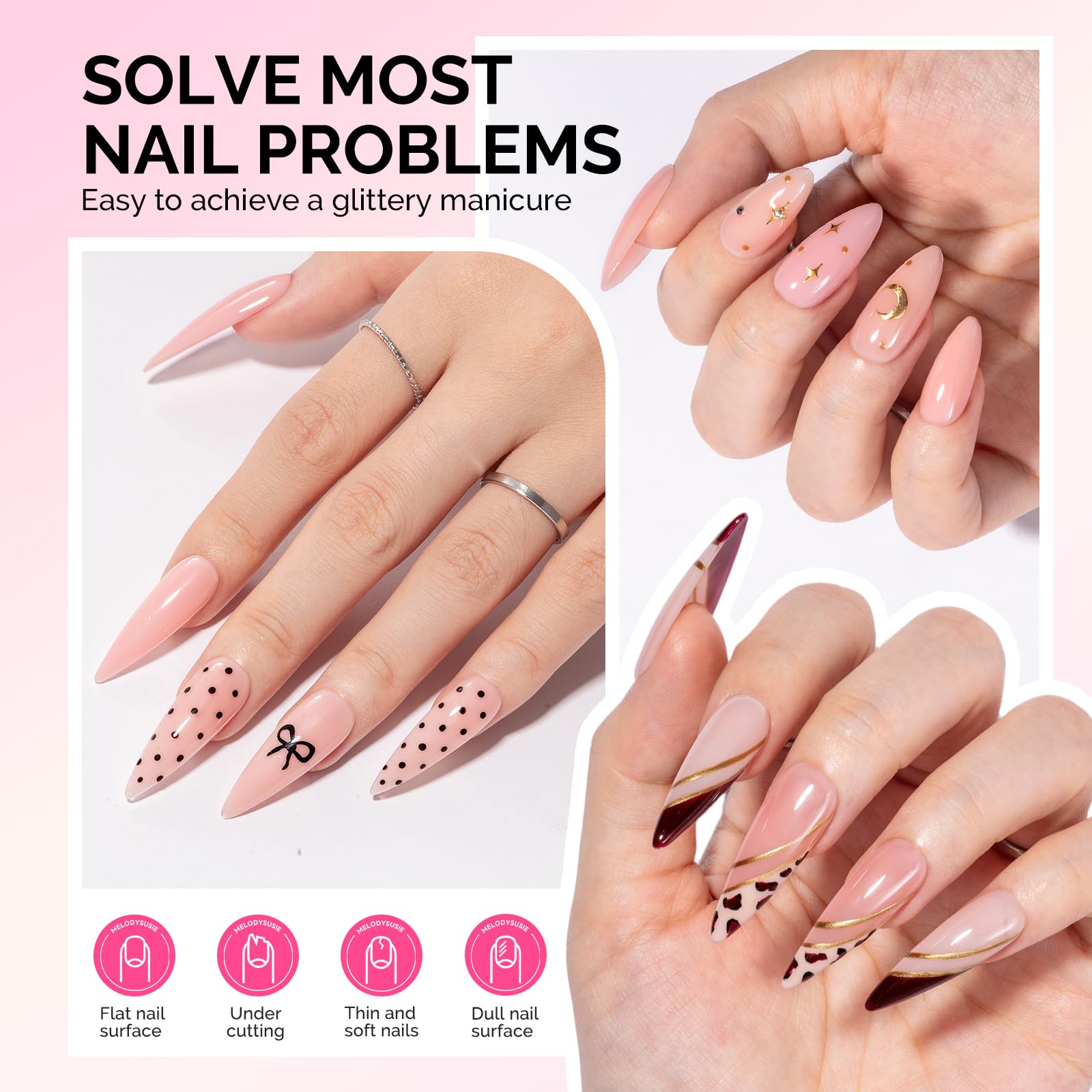 MelodySusie low-odor formula supports a comfortable manicure experience.