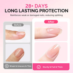 MelodySusie gel's built-in brush enables quick, even self-leveling application.
