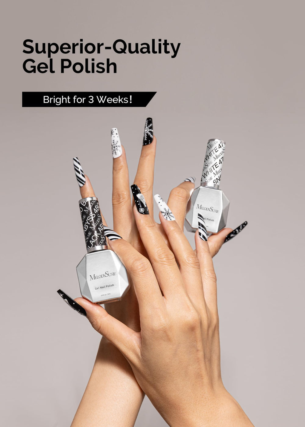Coffret MelodySusie noir et blanc, idéal pour offrir.