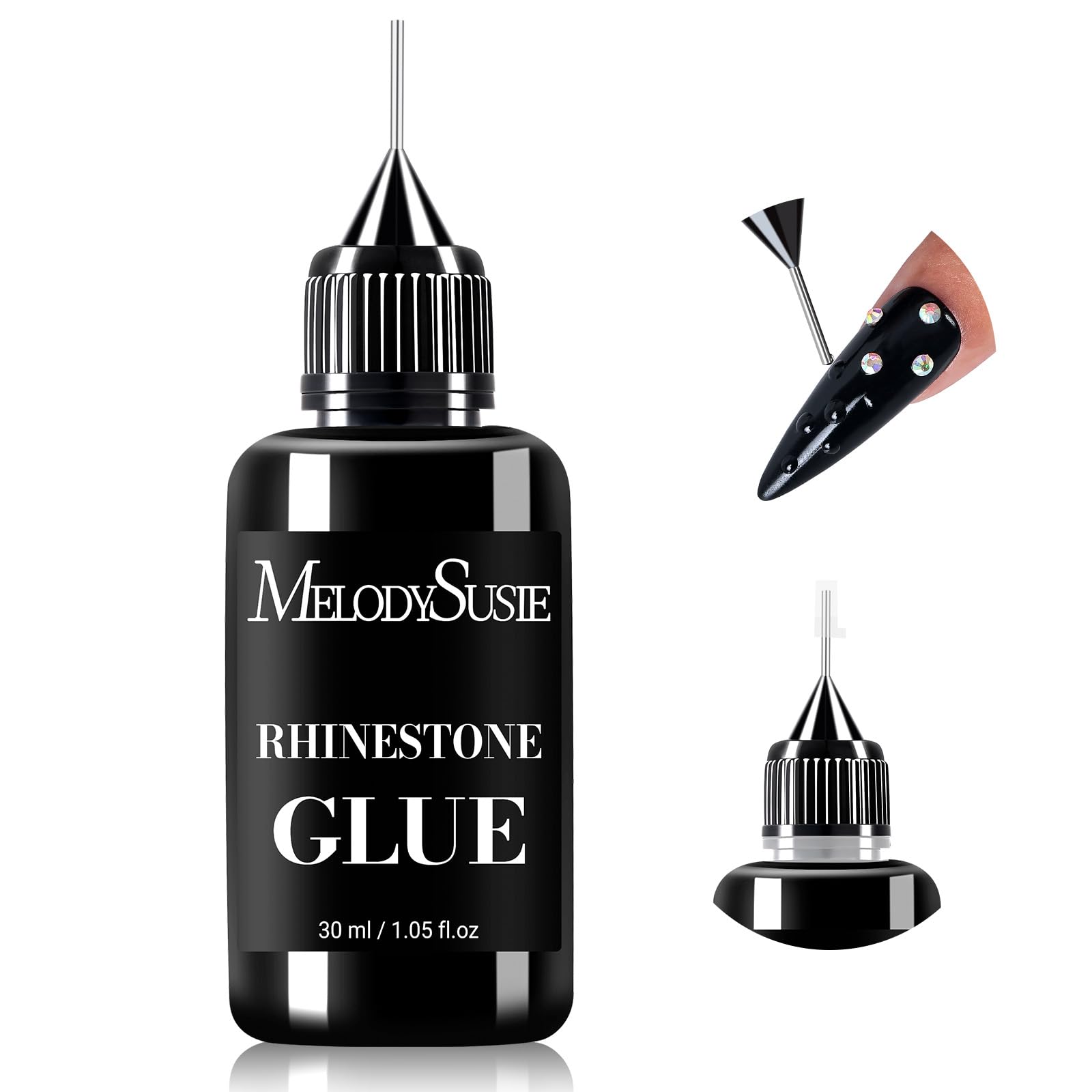 Colle strass MelodySusie pour ongles, adhérence exceptionnelle pour designs 3D.