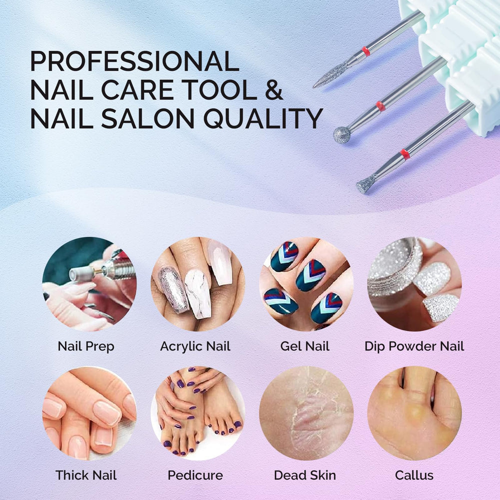 MelodySusie compatibilité perceuse ongles avec les embouts diamant universels.