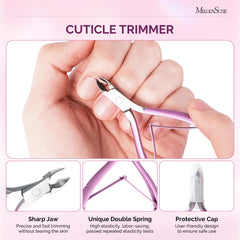 MelodySusie cuticule trimmer lame précise pour coupes nettes