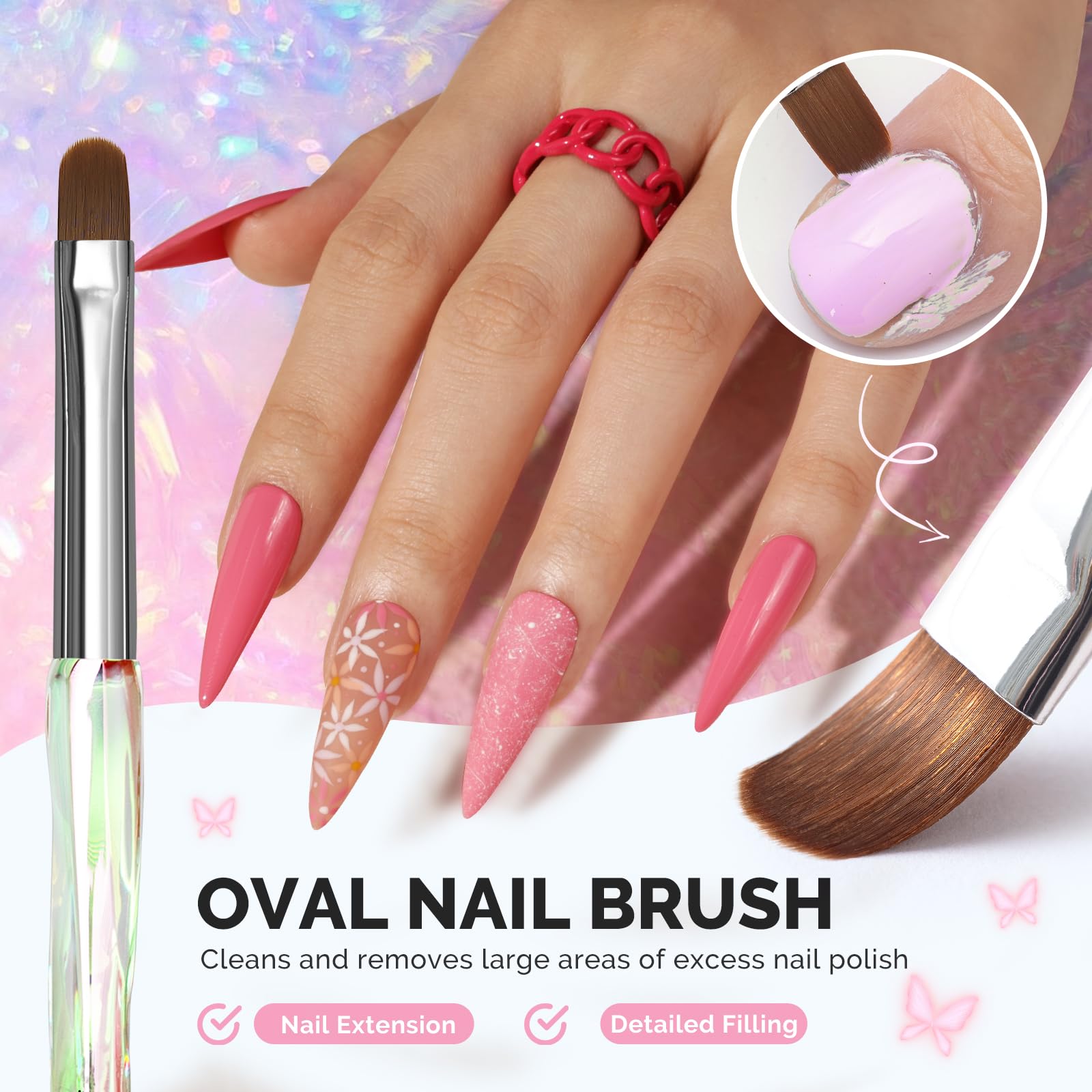 MelodySusie ensemble pinceaux motifs-ongles pour dessins soignés.