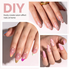 MelodySusie extensions couvrant imperfections, ongles déformés ou courts, résultat uniforme.