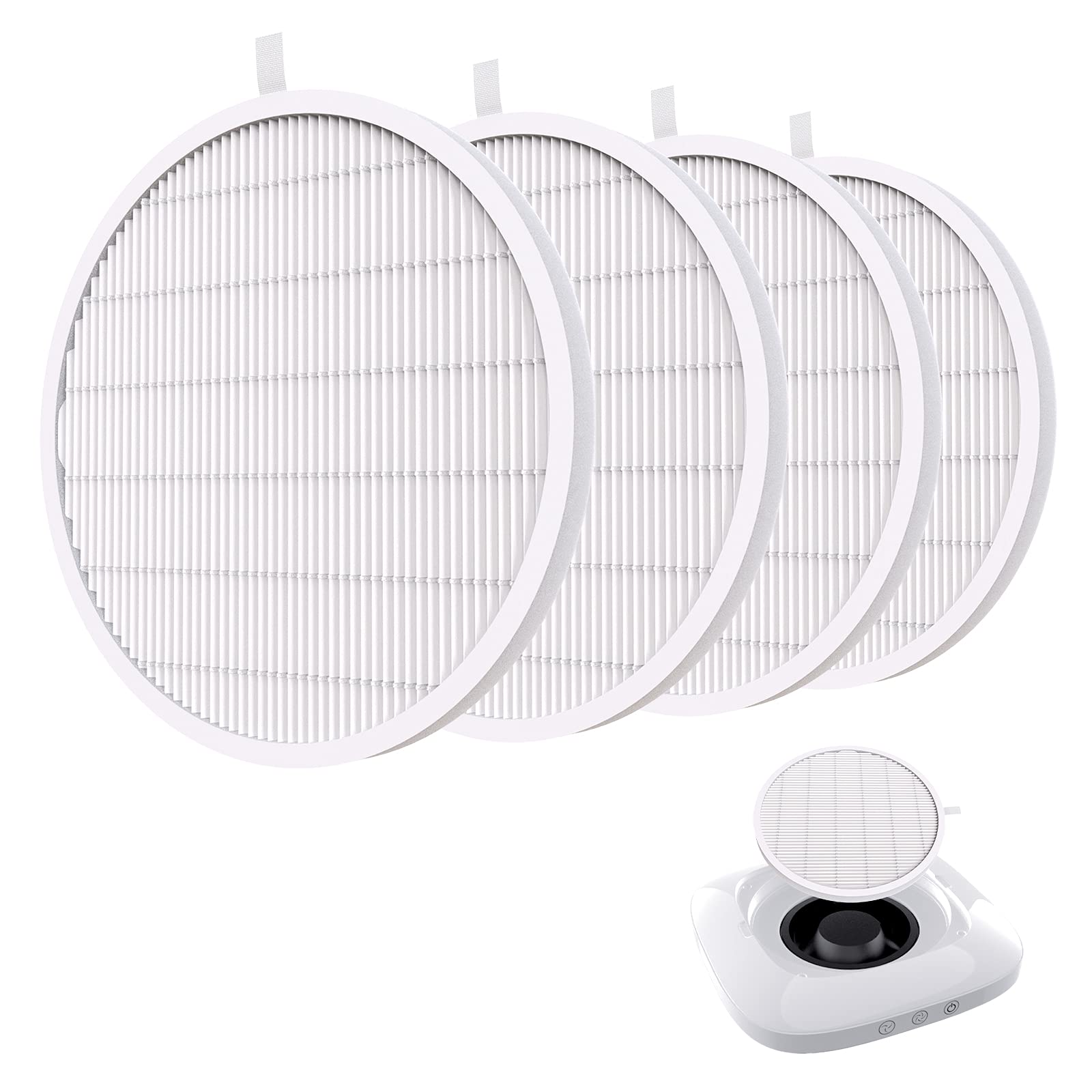 Filtre MelodySusie pour collecteur d’ongles, remplacement lot de 4, filtration efficace.