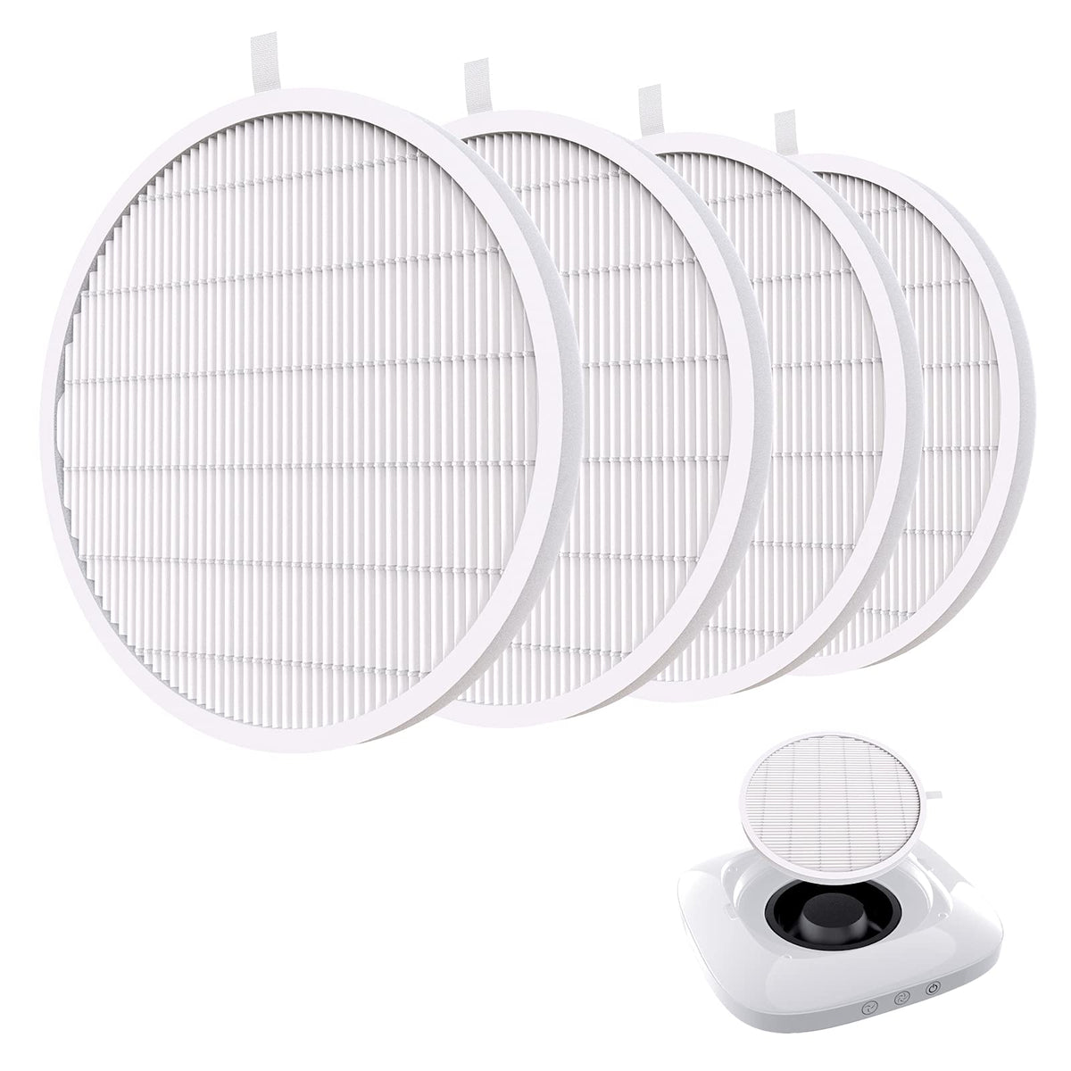 Filtre MelodySusie pour collecteur d’ongles, remplacement lot de 4, filtration efficace.