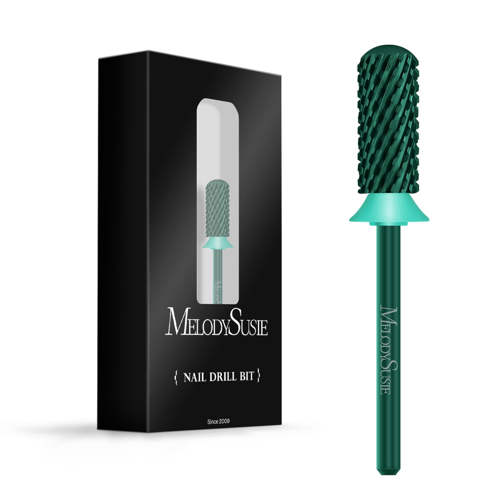 MelodySusie foret ongles Top lisse 3/32 vert : précision sûre pour contours et cuticules