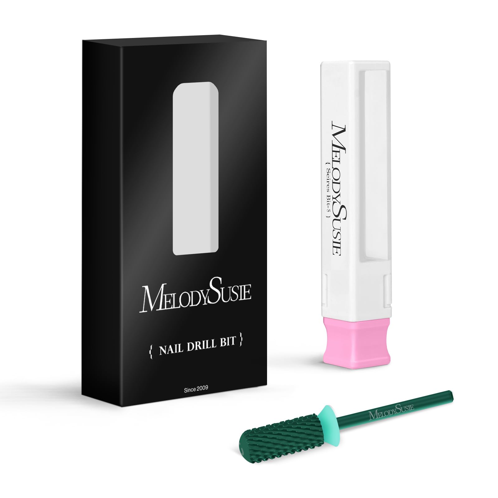 MelodySusie foret ongles professionnel 3/32 vert : coupe rapide des extensions et finitions propres