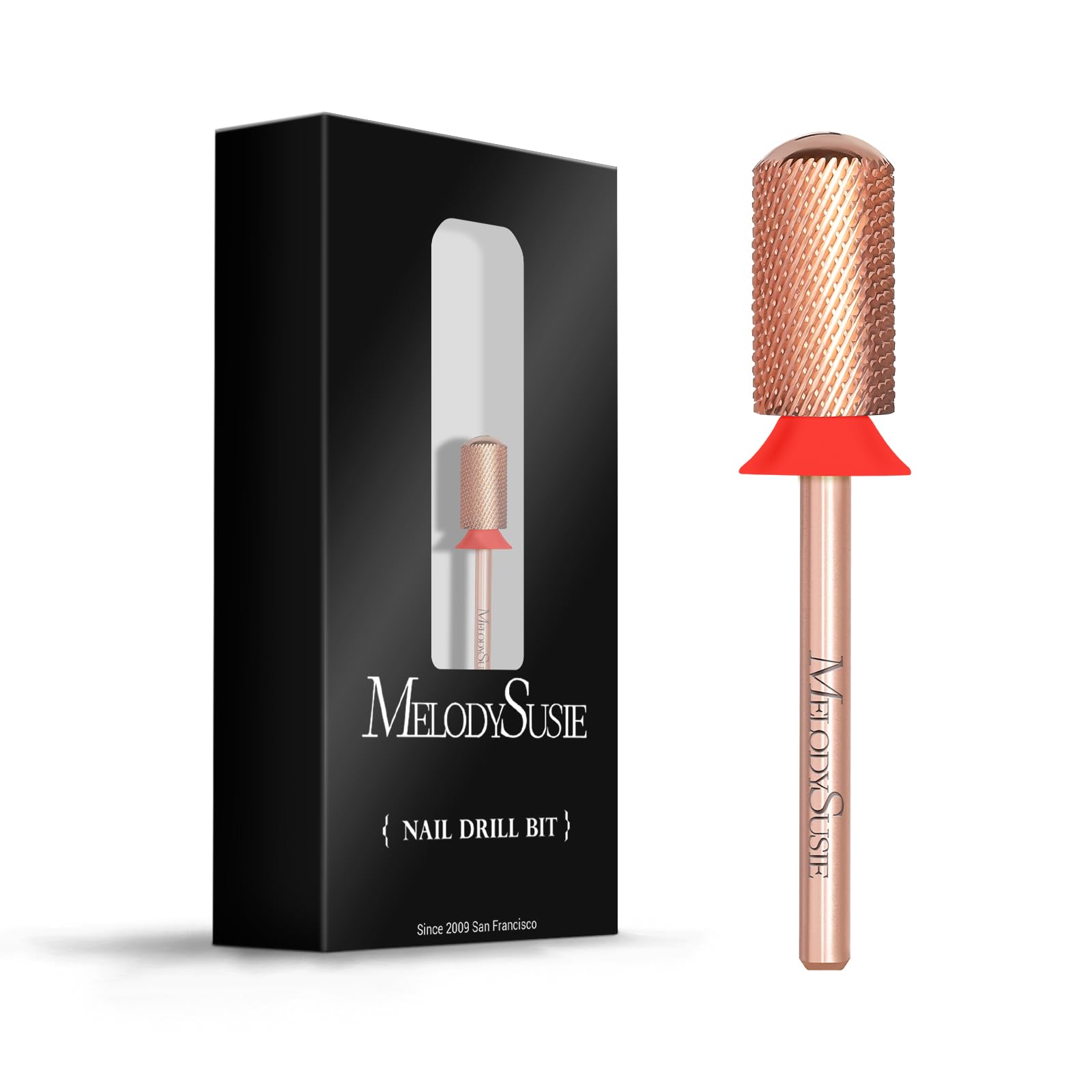 Fraise MelodySusie barillet large et lisse pour contour précis du gel.