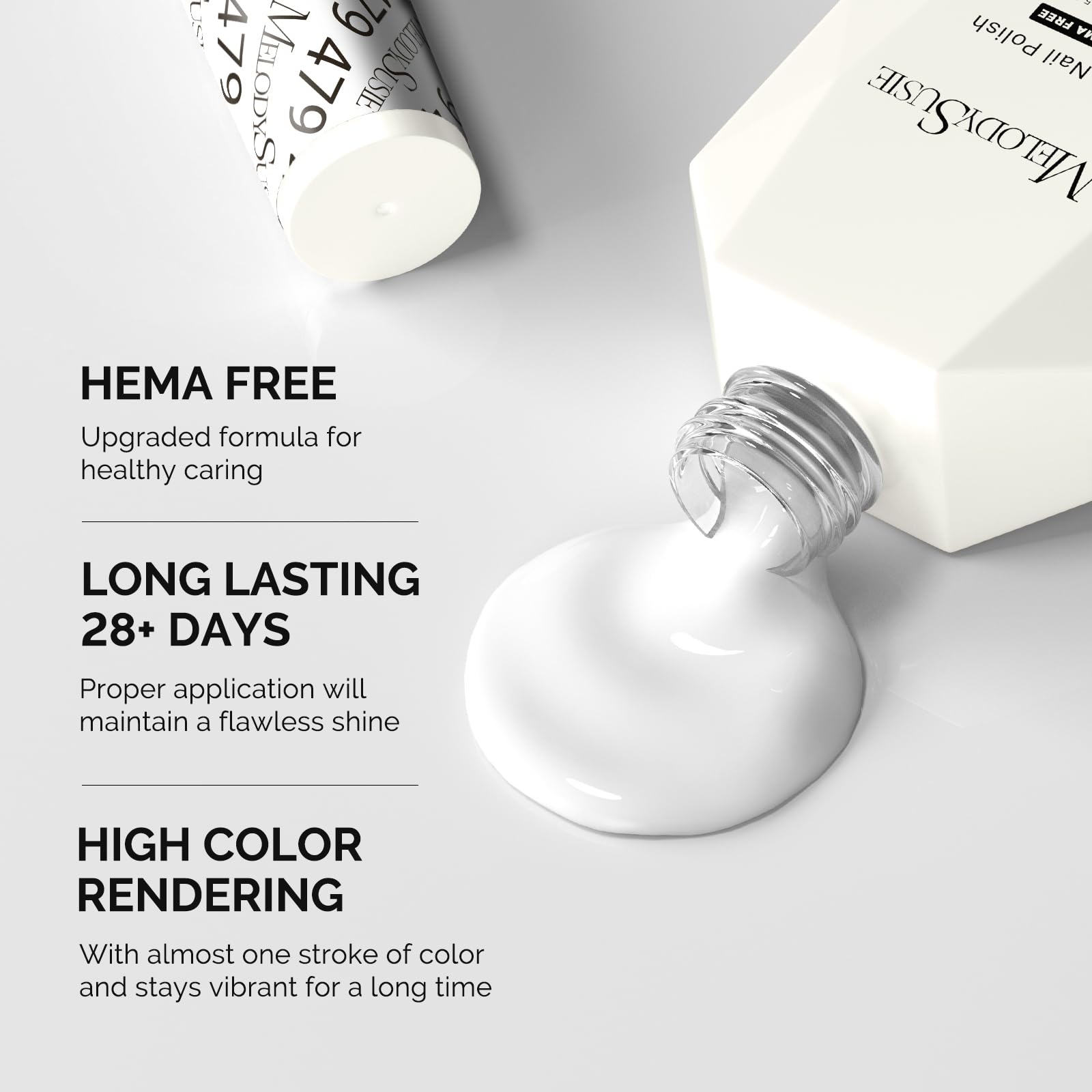 MelodySusie Gel et lampe UV, processus de cuisson rapide.