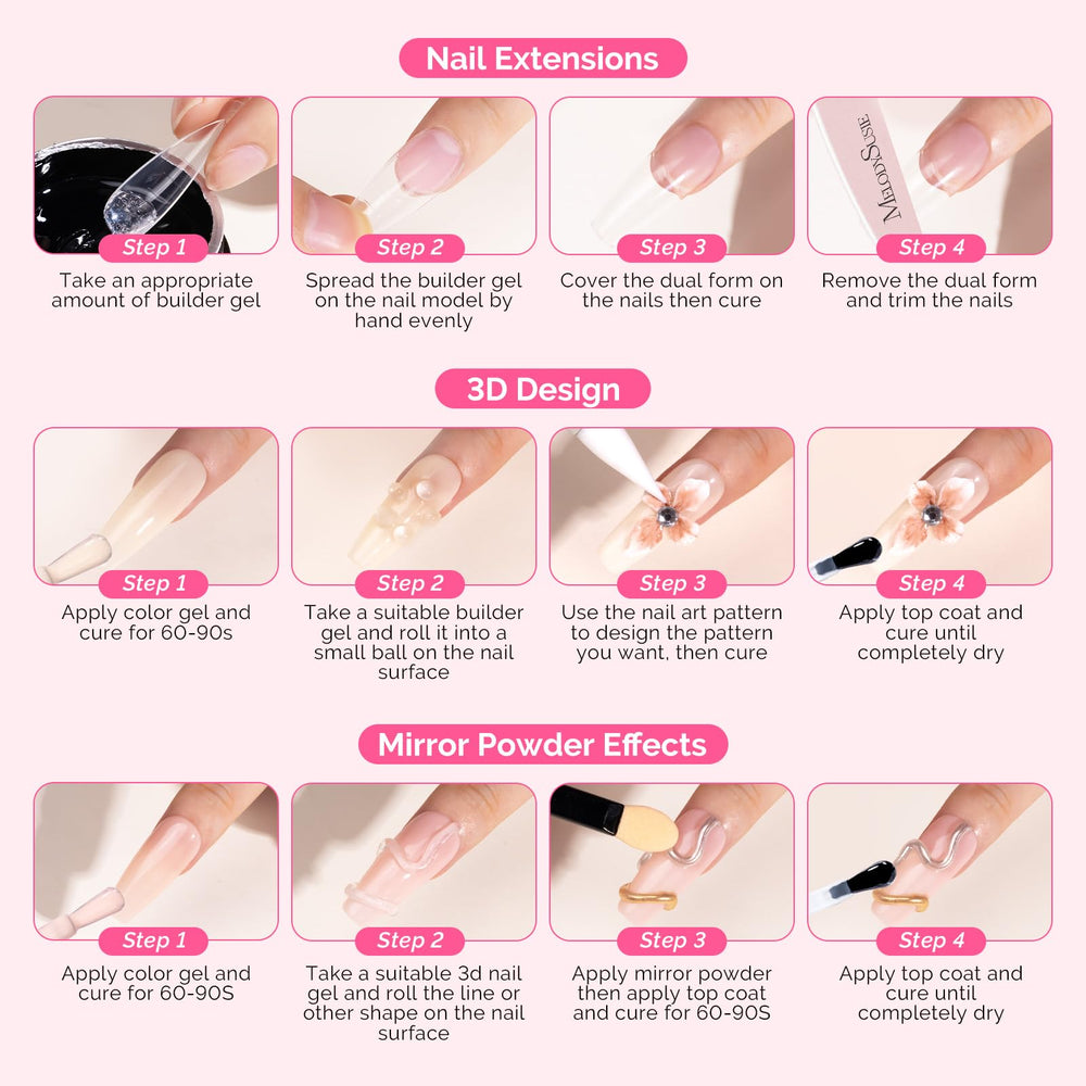 Gel MelodySusie compatible cure UV/LED pour une finition rapide