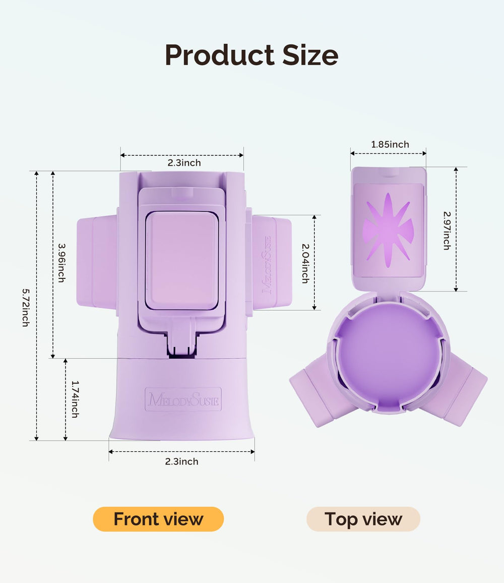 MelodySusie GelCarousel design-violet: allure chic dans votre espace beauté