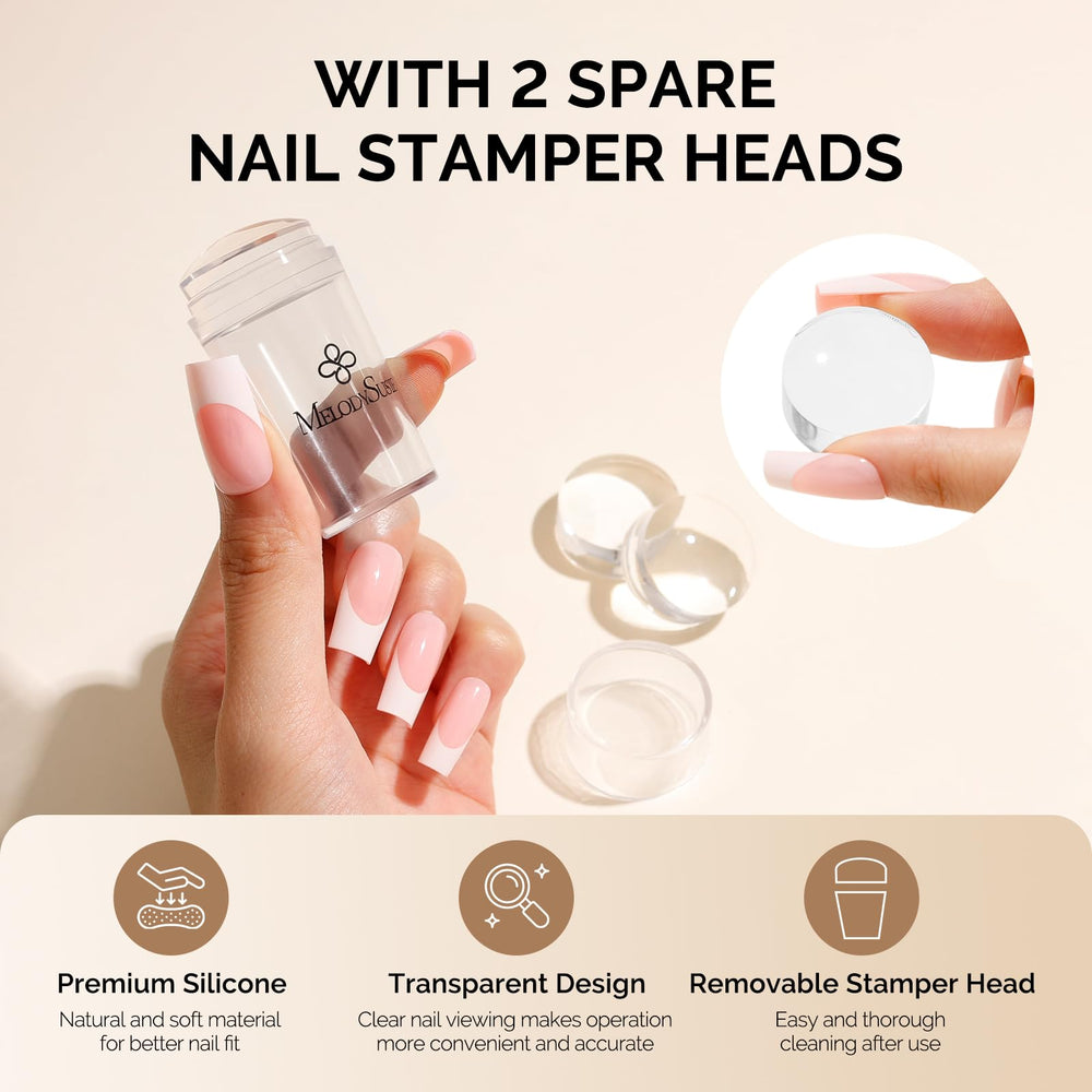 MelodySusie grattoir-ongles : outil pratique pour nettoyer et préparer les surfaces.