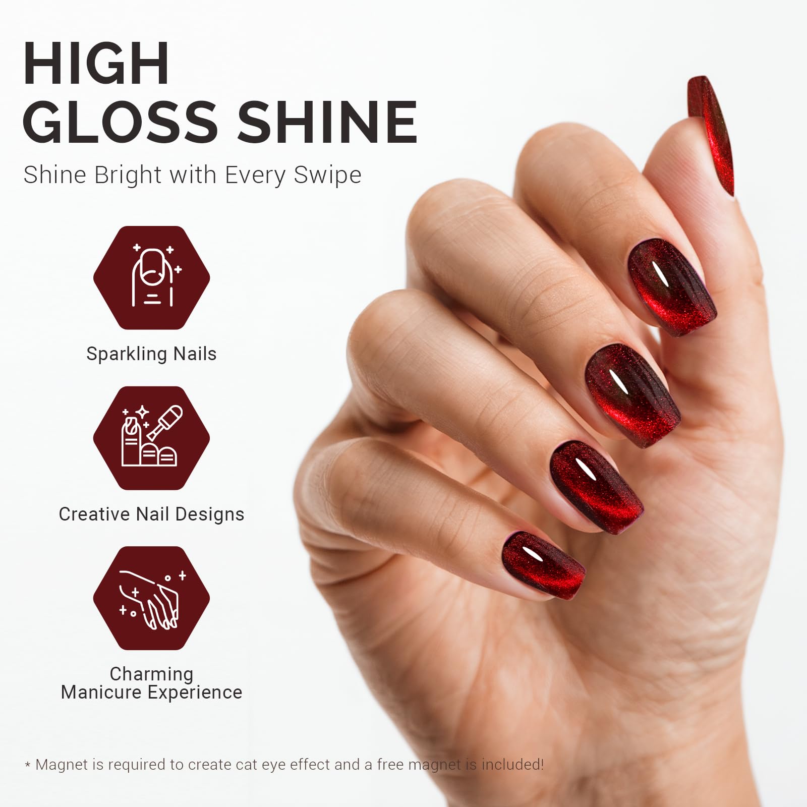 MelodySusie Jeweliver vernis gel longue tenue UV, brillance qui dure semaine après semaine.