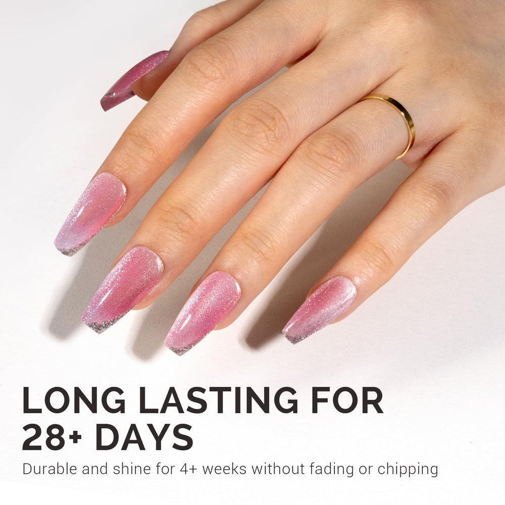 MelodySusie Jeweliver vernis gel application fluide grâce à la brosse auto-nivelante.