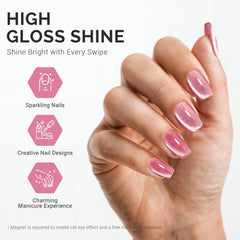 MelodySusie Jeweliver vernis gel brillance longue durée pour des ongles éclatants.