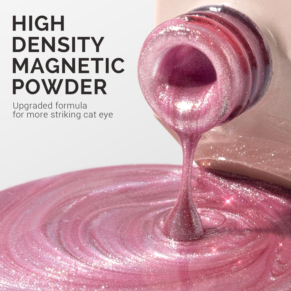 MelodySusie Jeweliver vernis gel avec aimant inclus, crée l’effet œil-chat.