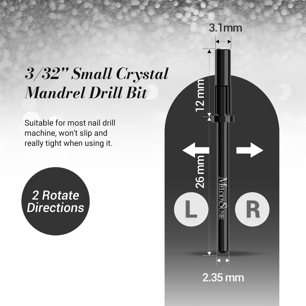 MelodySusie mandrin cristal top 3,1 mm pratique pour enlever les bandes.