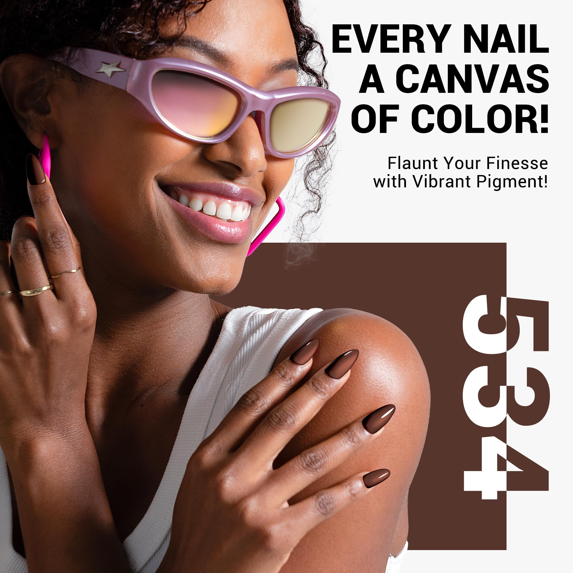 MelodySusie manicure maison — fini élégant Brun Café pour vos ongles.