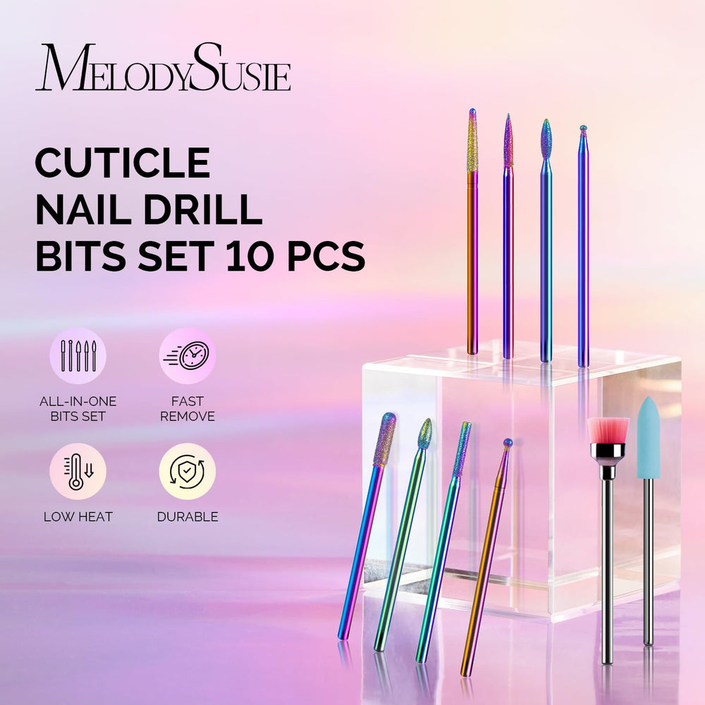 MelodySusie mèche diamant nit: nettoyage sous l’ongle et relookage.