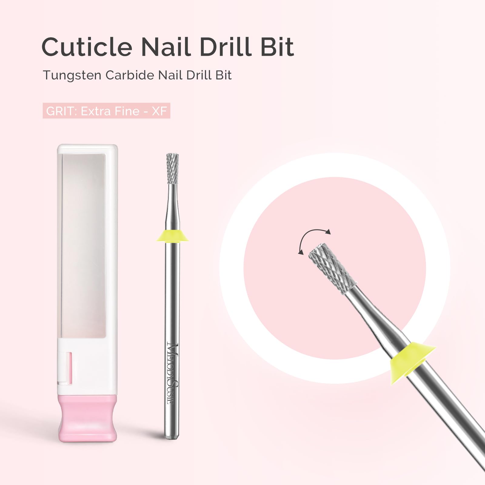MelodySusie mèche en carbure pour ongles: dissipation thermique et faible vibration.