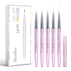 MelodySusie Lineur: capuchons protecteurs et traçage net des pinceaux.