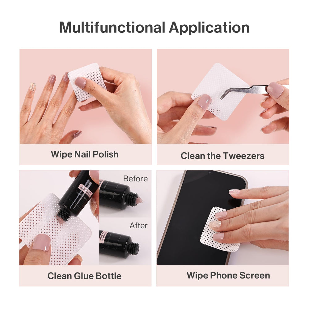 MelodySusie lingettes pour nettoyer tweezers et surfaces d’écran sans rayures.