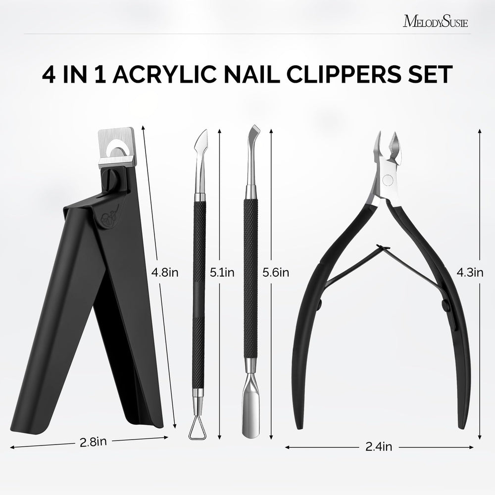 MelodySusie outils-manicure professionnels, ensemble polyvalent pour soins à domicile.