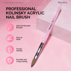 Pinceau MelodySusie akrylique Kolinsky pour précision et lissage.