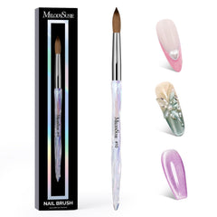 Pinceau MelodySusie Kolinsky avec poils 100% pour une application acrylique fluide.