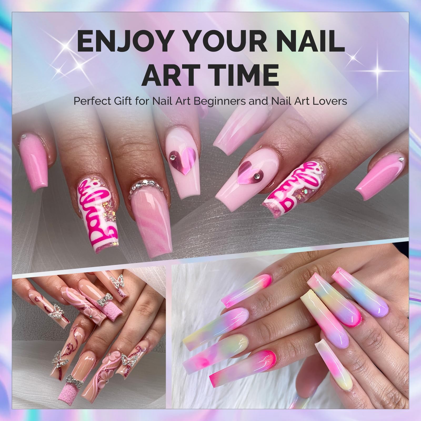 MelodySusie pinceaux acrylique ongles, nettoyage facile et rangement pratique