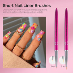 MelodySusie liner sur ongles: trait fin pour motifs complexes