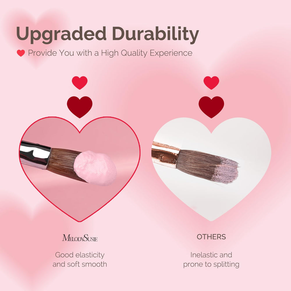 MelodySusie pinceaux extensions ongles 8/12/14/16, application précise.