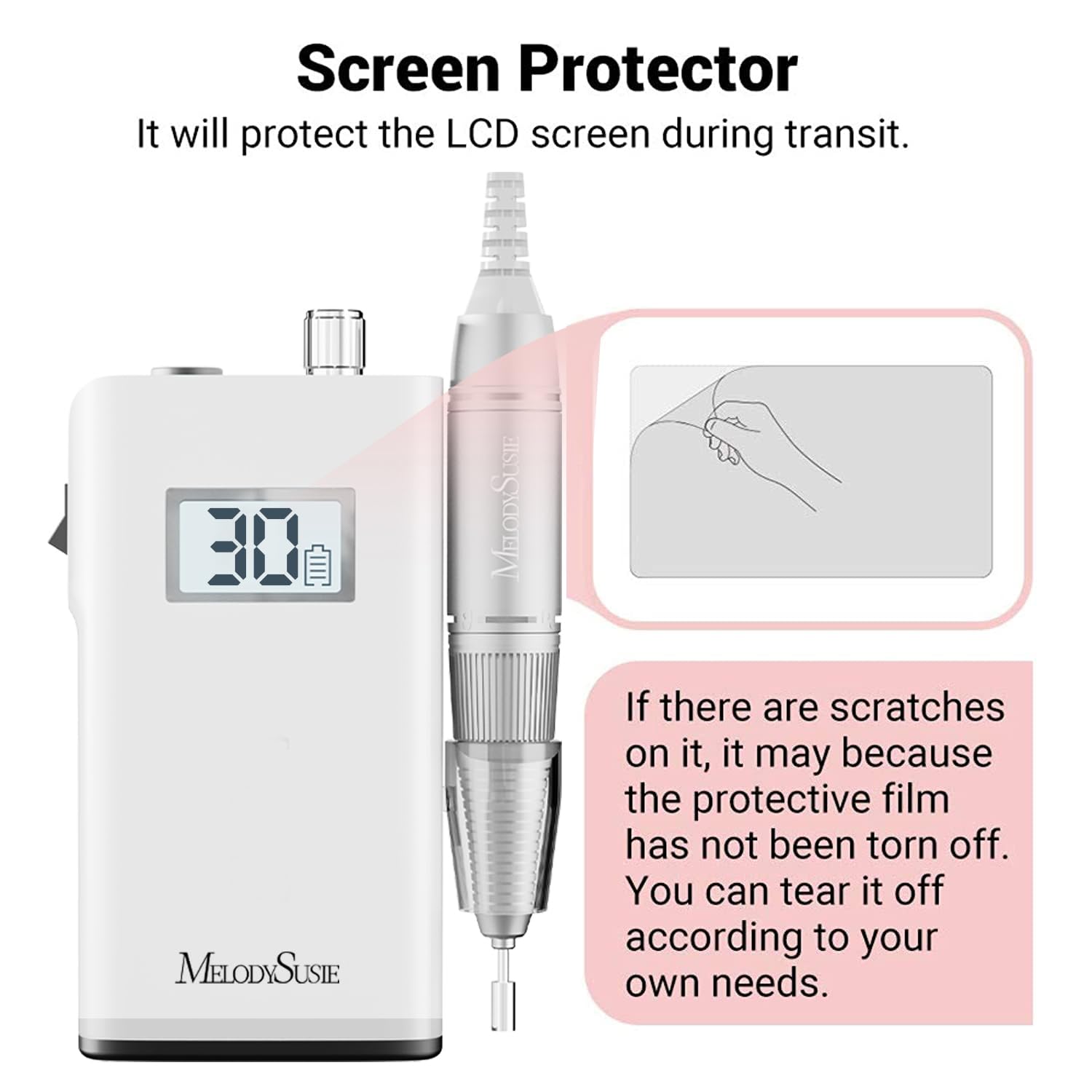 MelodySusie SC320H étui compact et rangement pratique pour les déplacements.
