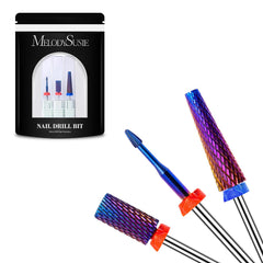 MelodySusie set de mèches pour perceuse à ongles, 3-32-pouces, précision rapide.