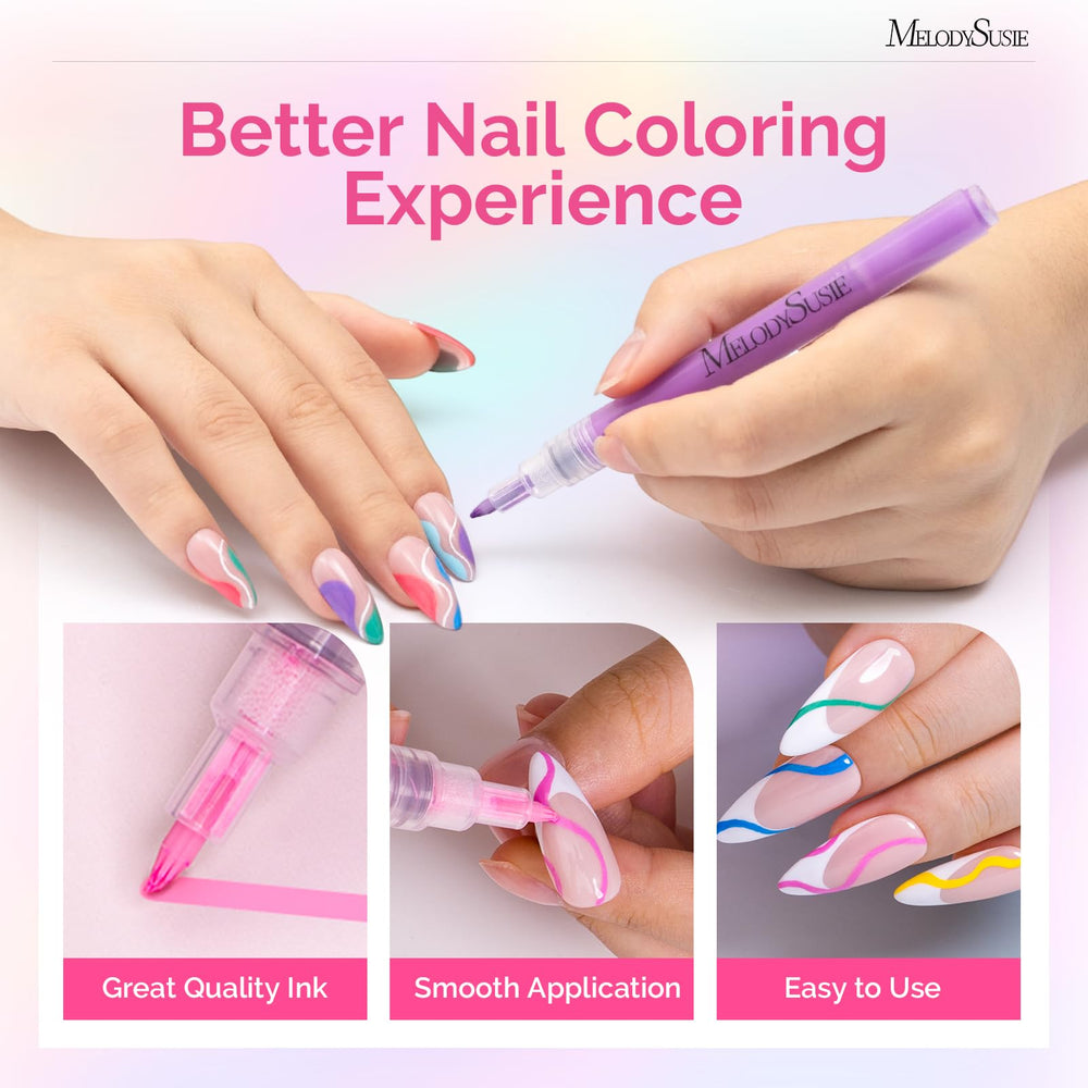 MelodySusie stylo-art-ongles-usage-domicile-salon: usage polyvalent en domicile ou salon.