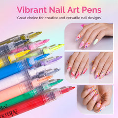 MelodySusie Stylo ongles précision 0,7 mm pour détails fins.