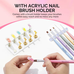 Ruban double-face réutilisable MelodySusie, fixation sans résidu pour faux ongles.