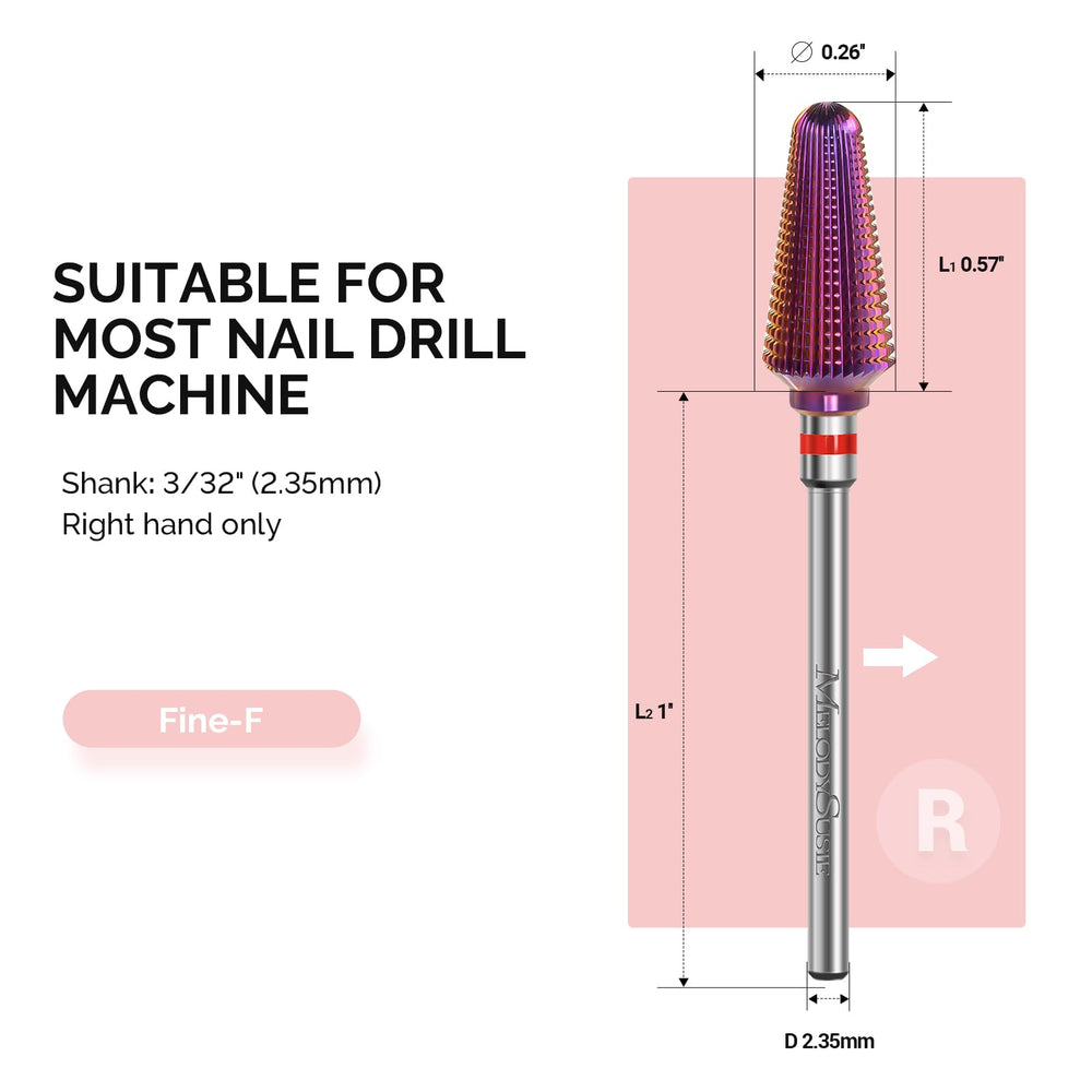 MelodySusie Tornado Bit douille 3-32 pouces — compatible avec la plupart des perceuses.