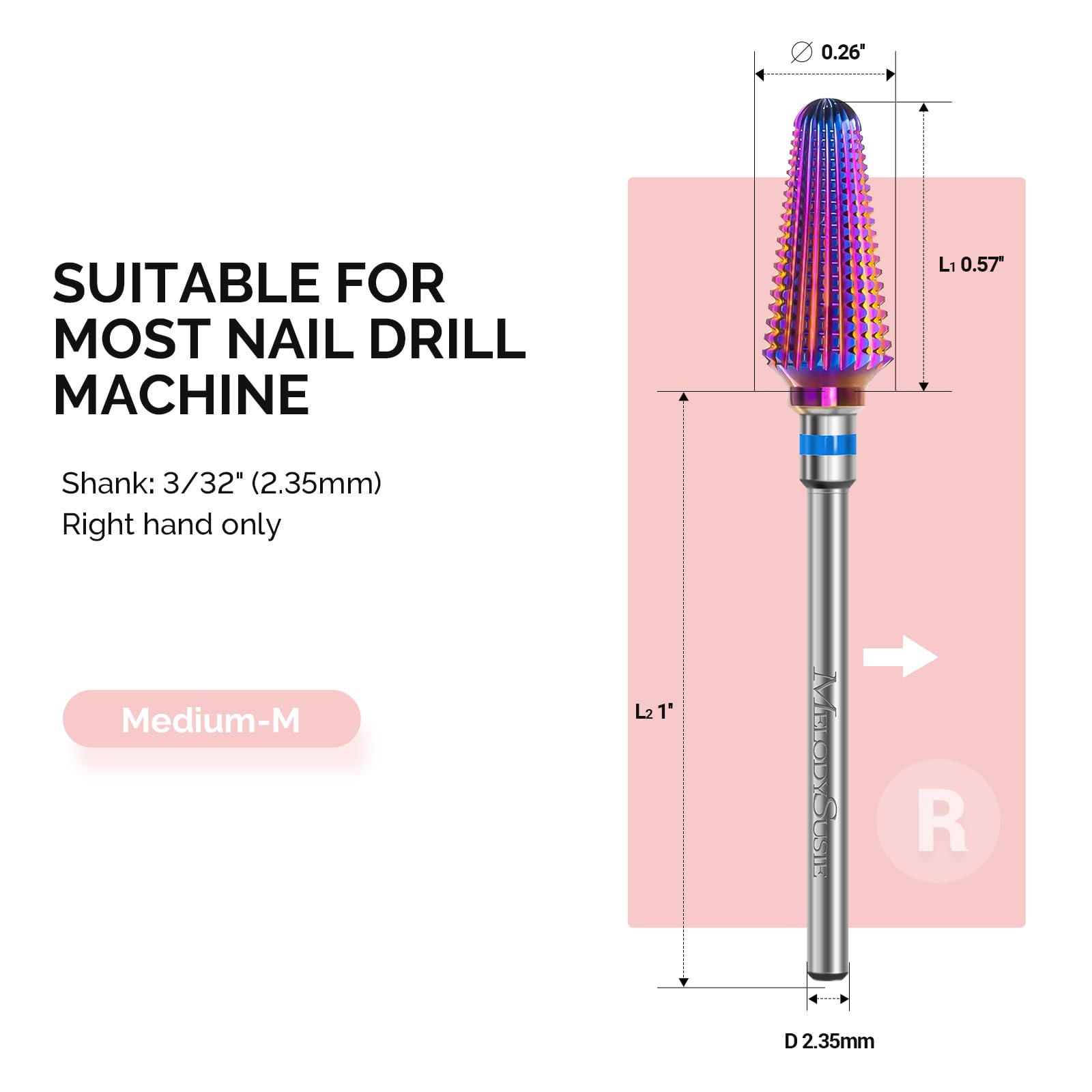 MelodySusie Tornado Fraise carbure tungstène pour durabilité et performance fiable
