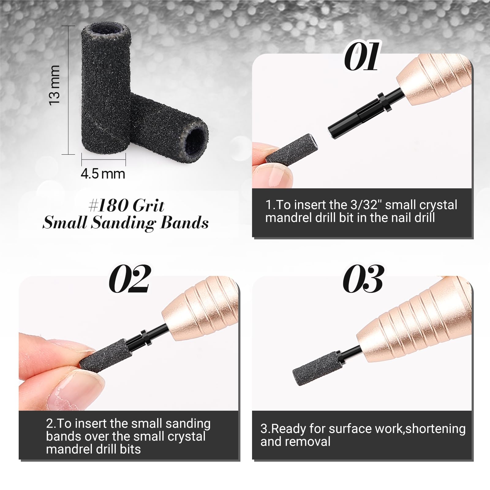 MelodySusie usage mani-pedi précis pour ongles naturels et artificiels