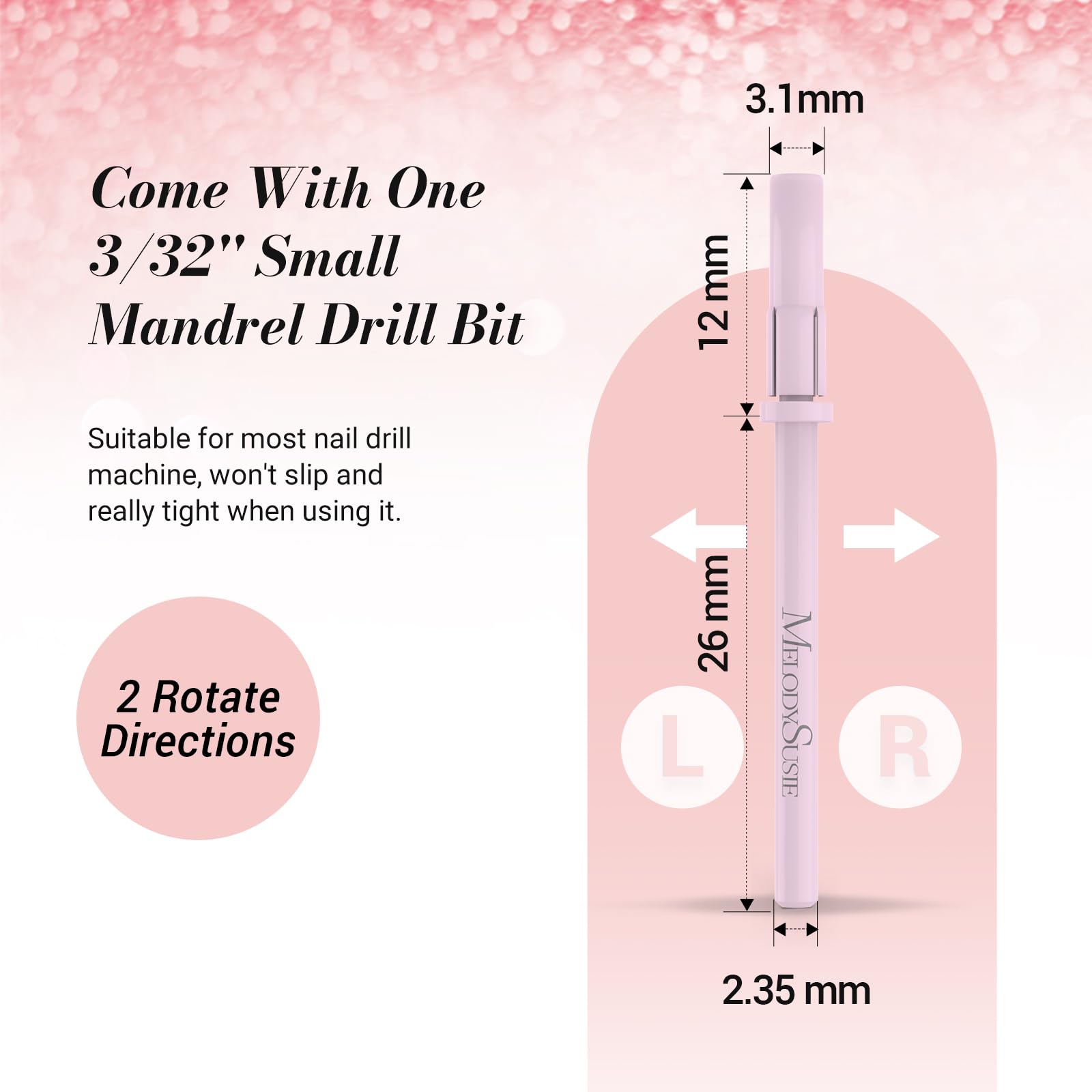MelodySusie usage mani/pedi pour une finition soignée.